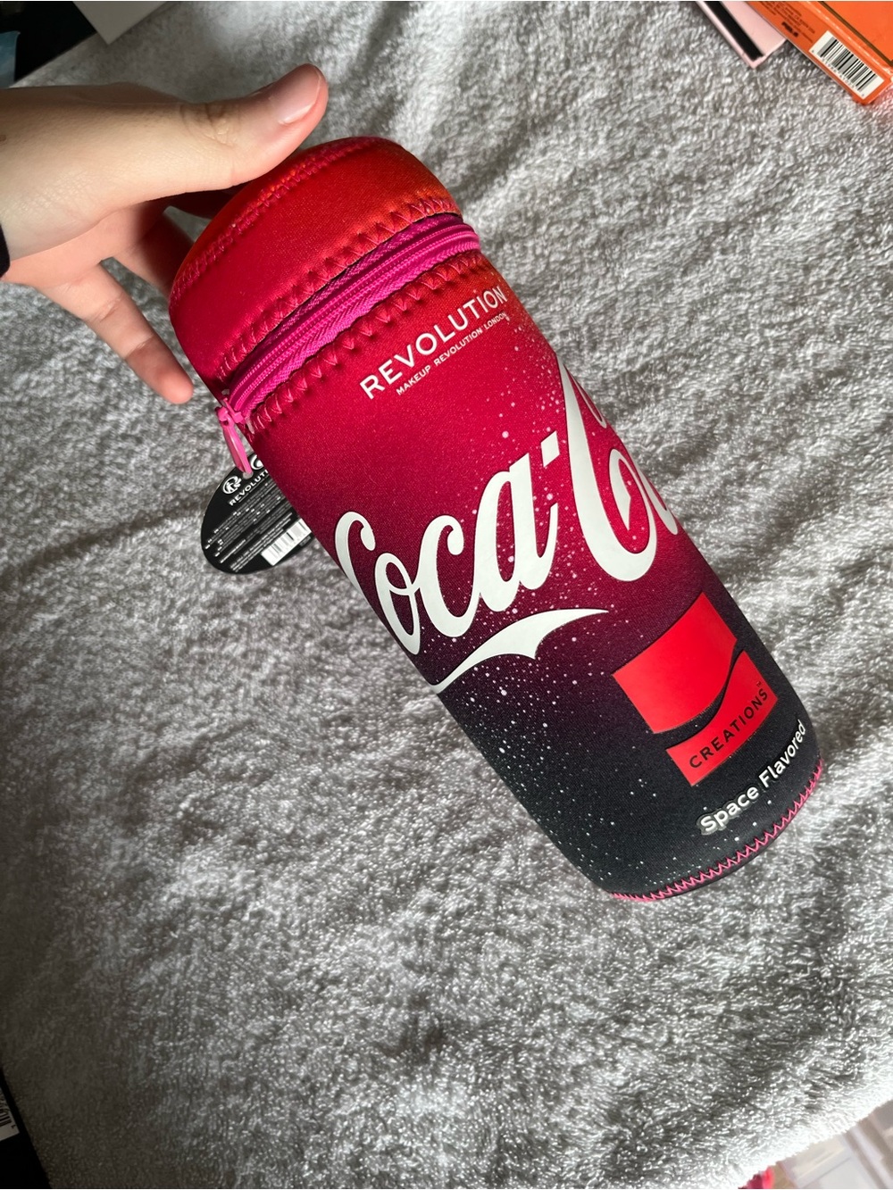 Revolution Red and Black Ombre Coca-Cola Revolution Cosmetic Bag